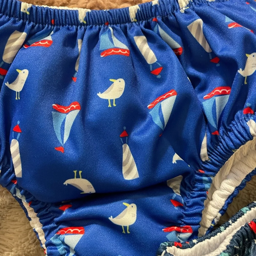 NWOT Green Sprouts Reusable Adorable Swim Diapers!